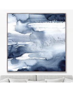 Репродукция картины на холсте Clouds over the river Размер картины 105х105см Картины в квартиру