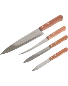 Набор ножей с деревянной рукояткой ALBERO 4 шт 7092 Mallony
