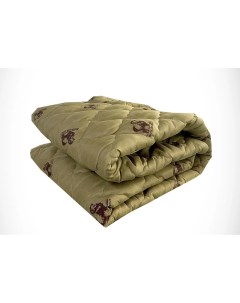 Одеяло верблюжья шерсть Тик 110гр облегченное 1 5 сп р 142х205 в сумке Nobrand
