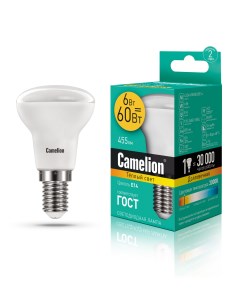 Лампа светодиодная LED6 R50 830 E14 Camelion