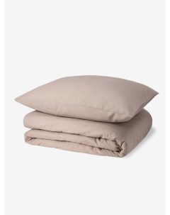 Комплект постельного белья HYGGE ORGANIC размер евро цвет светло бежевый Comfort