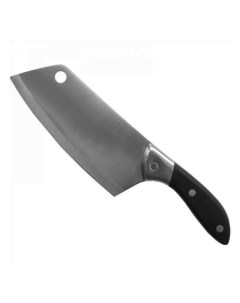 Кухонный нож топорик лезвие 18 см для рубки и разделки мяса из легированной стали Urm