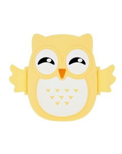 Ланч бокс Owl 16 см желтый Fun