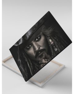 Картина на холсте Пираты карибского моря Джек Воробей 30x40 Сувенирshop