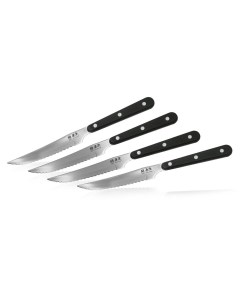 Набор из 4 х кухонных ножей для стейков рукоять термопластик 1202 4 Kanetsugu