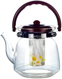 Стеклянный заварочный чайник KL 3006 Kelli