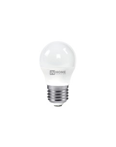 Лампа LED ШАР VC 6Вт 230В Е27 3000К 570Лм 4690612020525 1шт In home