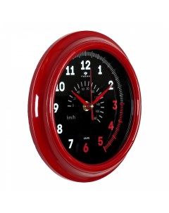 Часы настенные Спидометр 21х21 см Рубин