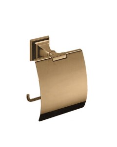 Держатель туалетной бумаги с крышкой Portofino B3291 bronze Бронза Colombo design