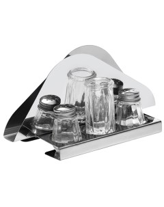 Набор для специй соль перец стак для зуб салф серебряный металл BF 4203 Prohotel