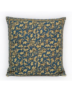Наволочка Декоративная Гобеленовая 45х45 Восточный узор золото Студия текстильного дизайна