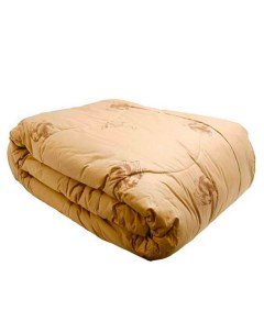 Одеяло 1 5 спальное из искусственной верблюжьей шерсти тёплое зимнее 140х210 см Rdtex