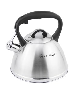 Чайник со свистком Z 4468 из нержавеющей стали для всех видов плит 3 литра Zeidan