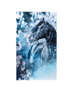 Картина на холсте Конь в сказочном лесу 60х100 см Topposters