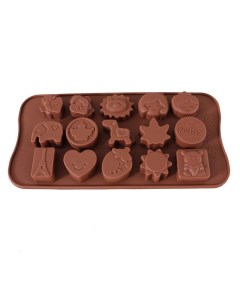 Силиконовая форма для шоколада желе и карамели Детские игрушки 15 ячеек Ripoma