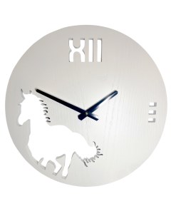 Часы Настенные часы CL 40 1 4 White Horse Белая лошадь Castita