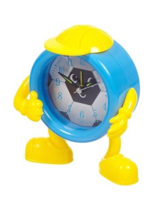 Часы будильник настольные 13х12 5 см пластик Человечки Y4 5209 Lonomo