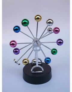 Настольный магнитный маятник цветные шары 22 см Motionlamps
