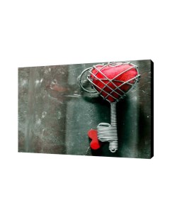 Картина на холсте на стену Ключ от сердца 30х40 см Сити бланк