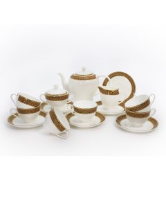 Чайный сервиз Триумф 15 предметов на 6 персон костяной фарфор Акку