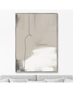 Репродукция картины на холсте Thin line Размер картины 75х105см Картины в квартиру