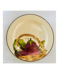 Тарелка обеденная Aubergine 28см 180A Ceramiche noi