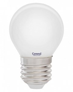Лампа GLDEN G45S M 8 230 E27 2700 FL 8W M G45 E27 6500 шар General
