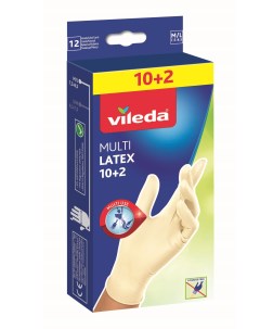 Одноразовые перчатки 10шт 2 в упаковке L Vileda