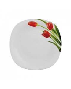 Тарелка плоская Quadra Blossoms 205мм 6шт La opala