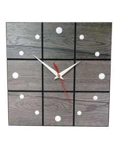 Часы настенные Дуб Пиренеи 28 квадрат Art.1967