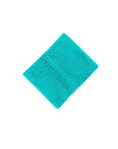 Махровое гладкокрашеное полотенце 70x140 см 380 г м2 Сине зеленый Ивановотекстиль