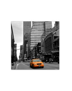 Картина 25х25 Нью Йорк желтое такси trip6 2 Добродаров