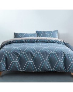 Комплект постельного белья Bed Sheets Dark Blue Como living