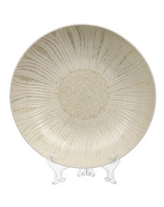 Тарелка суповая керамика 24 см 1 4 л круглая Дюна A15397SH0479 бежевая Daniks