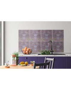 Наклейка на мебель Плитка с растительным узором Голландия 40 шт 10х10 см Paintingstock