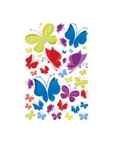 Интерьерная наклейка Веселые бабочки Fachion stickers