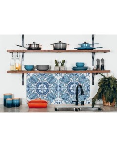Наклейка на плитку кухонного фартука Плитка Голландия 40 шт 15х15 см Paintingstock