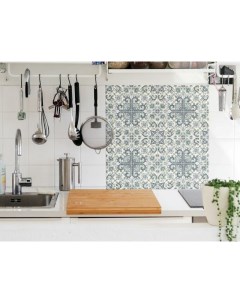 Наклейка на кухонный фартук Плитка с узором Голландия 24 шт 15х15 см Paintingstock