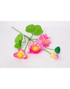 Искусственные цветы Лотос розовый В 00 40 2 Holodilova