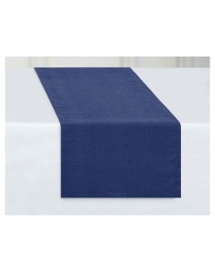 Дорожка столовая 40x140 см хлопок синяя Nobrand