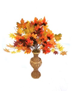 Искусственная Композиция цветочная Осенние листья в напольной вазе Holodilova