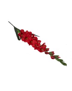 Искусственные цветы Гладиолус красный Holodilova