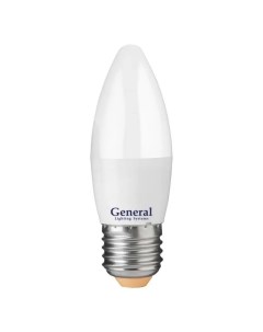 Лампа LED 15W E27 4500K свеча General