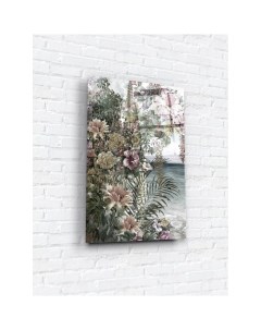 Картина на стекле цветочный рай 1 40x60 арт WBR 11 731 04 1 Artabosko