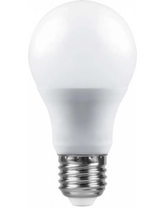 Лампа светодиодная 10W E27 230V 2700K желтый Шар SBA6010 Saffit