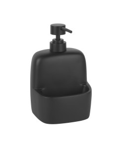 Дозатор для жидкого мыла K 8499BLACK с емкостью для губки Wasserkraft