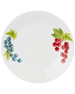 Тарелка обеденная berry mood 25см 6 штук Agness