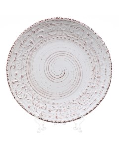 Тарелка обеденная керамика 27 см круглая Энже Daniks