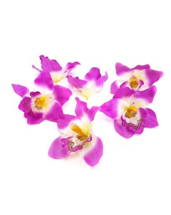 Искусственные цветы орхидея головка Декор для дома и офиса Holodilova