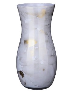 Ваза для цветов декоративная Claudia Golden Marble White 26 см 316 1600 Fra'n'co